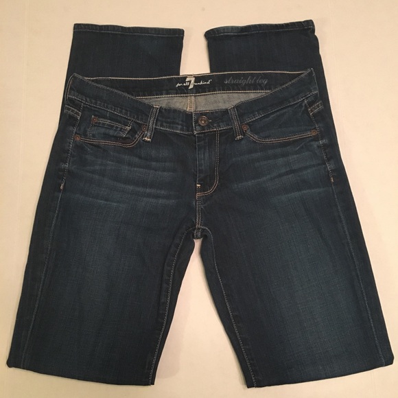 7 for all mankind Denim - 7 for all mankind Jeans Straight Leg size 28